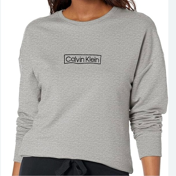 Calvin Klein Tops - NWOT Calvin Klein Women's Reimagined Heritage Crewneck Sleep Sweatshirt XL